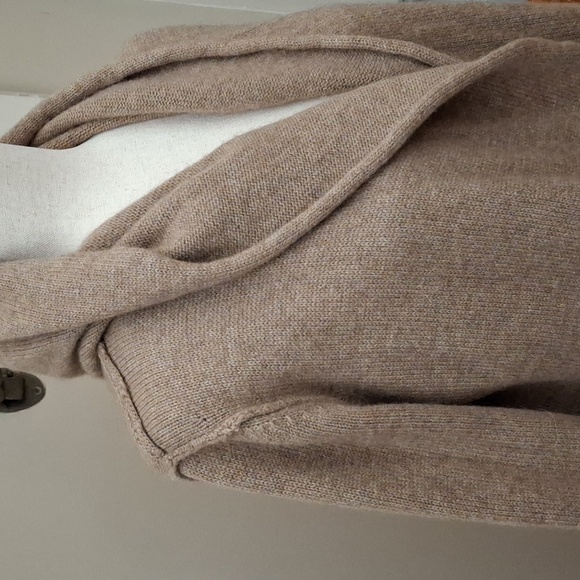 Vince Cozy Tan Women's Open Cardigan Sweater_1 - Picture 4 of 9